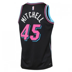Maillot Homme Miami Heat Davion Mitchell 2025-26 Nike City Edition Noir Swingman
